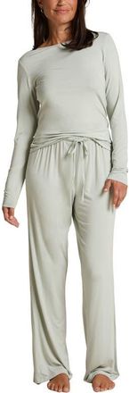Hunkem&ouml;ller Pajama Set in Grey at Nordstrom, Size X-Small