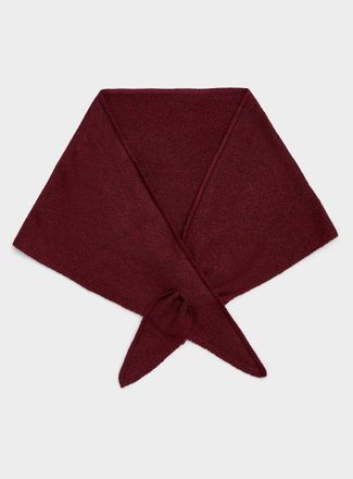 Ichi Womens Soft fine knit triangular scarf