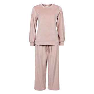 Heat Holders Dames Winter Loungewear Comfortabele Set | Zielverwarmende Thermo Roze Pyjama Set