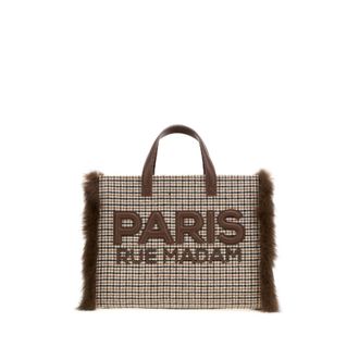 Rue Madam Megeve Tote - - Bags - Donna - Marrone - ONE SIZE