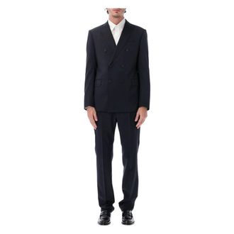 Emporio Armani Completo Doppio Petto Over - - Suits - Uomo - Blu - 2XL