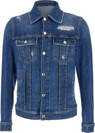 Dolce & Gabbana Denim jack voor mannen - Heren - Spijkerjassen - Blauw - L - Denim - Jassen