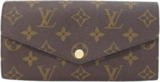 Louis Vuitton Pre-owned Long wallet (bi-fold) - Dames - Vintage Accessoires - Bruin - ONE Size - Vintage