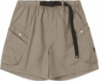 Converse (WMNS) Converse Woven Utility Shorts Asia Sizing Olive Green 10026395-A06