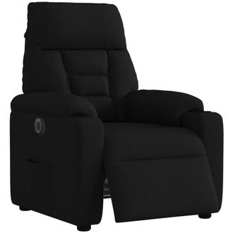 vidaXL Vidaxl - Sill&oacute;n Reclinable El&eacute;ctrico De Tela Negro
