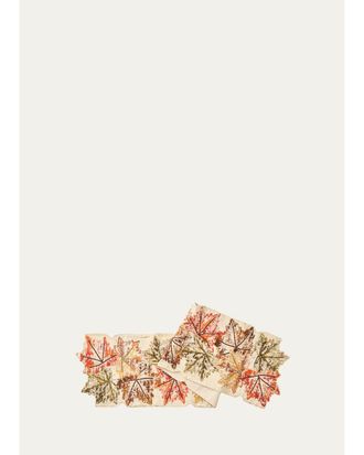 Kim Seybert Ember Leaf Embroidered Table Runner, 15 x 74