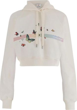 Casablanca Hoodie met vlinder logo - Beige
