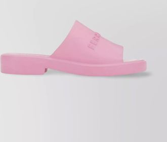 Ferragamo chunky sole logo slide sandals
