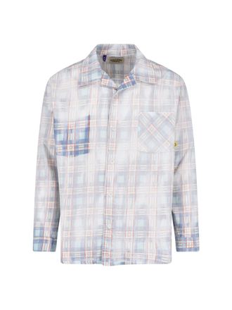 Gallery Dept. Blue Pastel Plaid Relaxed Fit Shirt