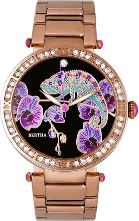 Bertha Sunglasses Camilla Mother-Of-Pearl Bracelet Watch
