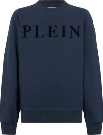 Philipp Plein Sudadera Ls Logo - Sweatshirts & Hoodies - Hombre - Azul - XL
