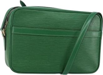 Louis Vuitton Pre-owned Leren Crossbodytas - Dames - Vintage Schoudertas - Groen - ONE Size - Leer - Vintage