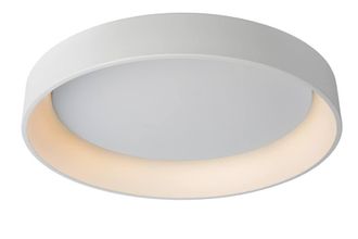 Lucide TALOWE Dimmable Stylish Indoor Decorative LED Flush Ceiling Light in White