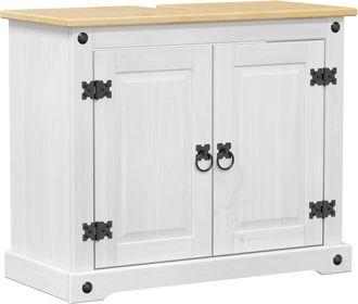vidaXL Mueble De Lavabo 73 X 33 X 60 Cm Madera De Pino Macizo Vidaxl