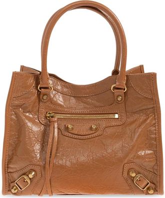 Balenciaga Handbags, female, Brown, Size: ONE SIZE Le City Mini Handbag
