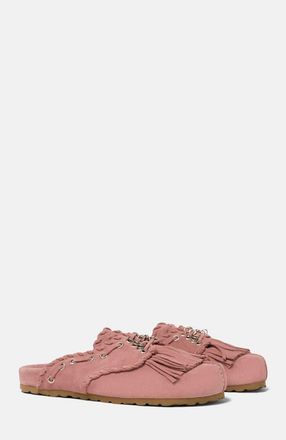 Scarosso Flora Mules in Pink - Suede at Nordstrom, Size 37