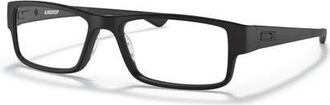 Oakley 53mm Rectangle optical glasses in Black at Nordstrom