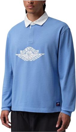 Nike Jordan Flight Essentials Rugby T-Shirt Blue Beyond Sail IM9148-489