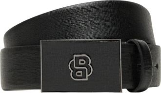 HUGO BOSS Italiaanse leren riem - Heren - Riemen - Zwart - 95 CM - Leer - Accessoires