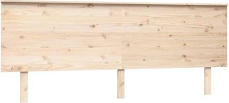 vidaXL Bed Headboard 204x6x82.5 cm Solid Wood Pine Vidaxl
