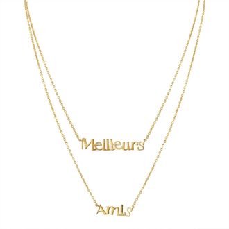 Machete Jewelry Meilleurs Amis / Best Friend Necklace in Gold