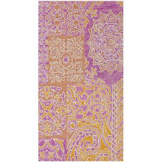 Beliani Rug AVANOS Pink 80 x 150 cm Wool