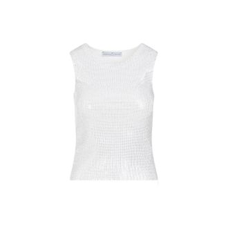 Ermanno Scervino Vests & Tanks Metallic