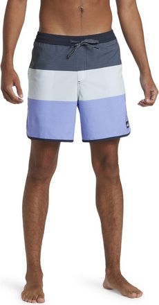 Quiksilver Surfsilk Tijuana Swim Trunks in Great Otway Blue Nights at Nordstrom Rack, Size X-Large