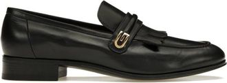 Gucci Mirrored G Loafers - Heren - Loafers - Zwart - 41 1/2 EU - Leer - Schoenen