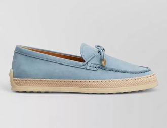 Tod's raffia loafers
