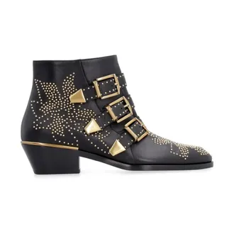 Chlo&eacute; Cowboy Boots, female, Black, Size: 8 US Susanna Ankle Boots