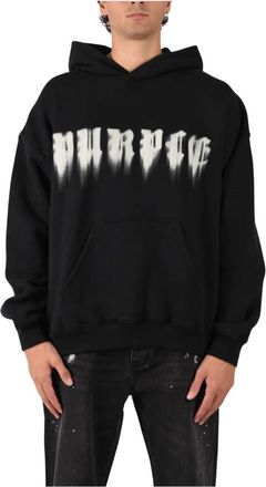 Purple Iron Gospel Nailheads Hoodie - Heren - Hoodies - Zwart - XL - Katoen - Hoodies & sweatvesten