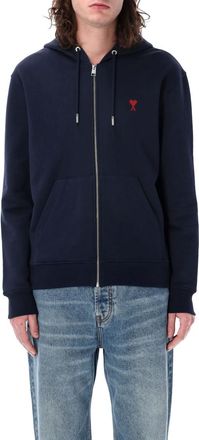Ami Blue zip-up hoodie
