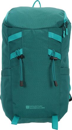 Mountain Warehouse Favia 20L Daypack, Padded Airmesh Back, Chest/Sternum strap, Gear Loops Water-resistant, Organiser Pocket- Best for Camping, Hiking, Outdoors Blue