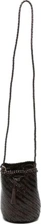Dragon Diffusion Pompom Double Jump Bucket Bag - Dames - Tassen - Bruin - Maat: ONE Size Leer