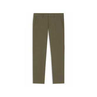 HUGO BOSS Broeken, Heren, Groen, L, Polyester, T_Commuter-Slim Broek