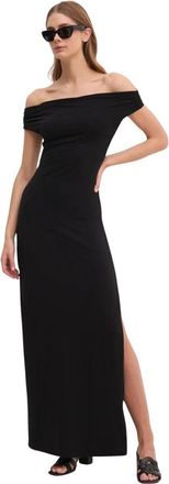 Bond-Eye Nixi Maxi Jurk - Dames - Avondkleed - Zwart - Xs/S - Tweed - Kleedjes