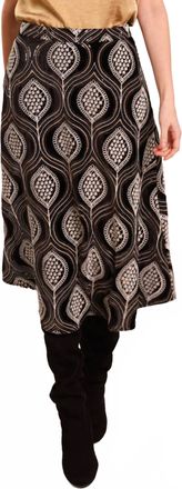 Traffic People Anarchy Skirt In Black/white