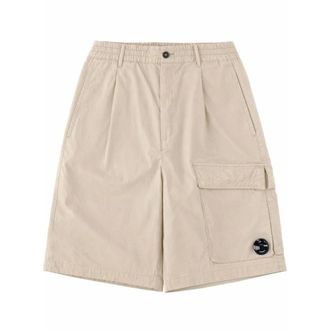 C.P. Company C.p. Company - Micro-Reps Boxy Lens Shorts - Heren - Korte broeken - Grijs - Maat: XL Katoen