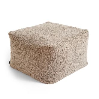 HAY Snug Pouf, H 40 cm, beige
