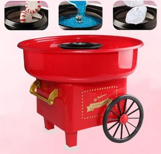 OEM M&aacute;quina De Algod&oacute;n De Az&uacute;car Tuserxln Zixaun De 220 V Para Ni&ntilde;os, Carrito El&eacute;ctrico Autom&aacute;tico Para El Hogar, Rojo - 303028 Cm