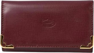 Cartier Pre-owned Accessories, unisex, Red, Size: ONE SIZE Pre-owned Vintage Leather Key-holder