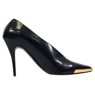 Stella McCartney Stella McCartney pumps met spitse neus in zwart leer