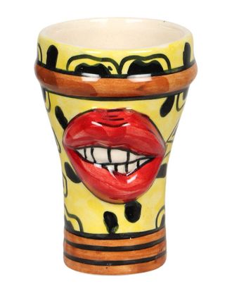 TOV Furniture Set of 4 Velma Flirty Ceramic Glasses