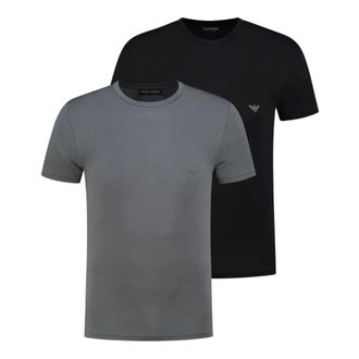Emporio Armani Sportieve Design T-shirts - Heren - T-shirts - Zwart - S - Tops