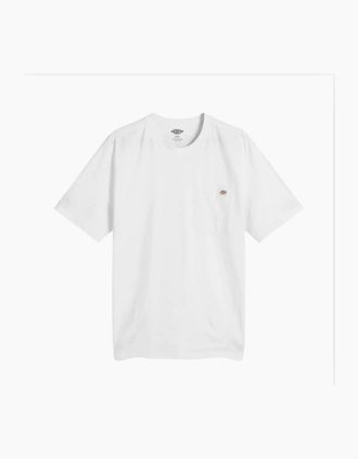 Dickies Mens Dickies Luray Light Weight Pocket T-Shirt White - Size: 42