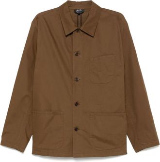 A.P.C. Giacca leggera in cotone - Marrone
