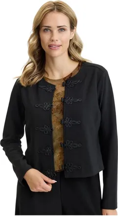 In Front Giacca Leggera - - Jackets - Donna - Nero - S