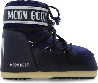 Moon Boot Sneeuwlaarzen Icon Laag Nylon - Dames - Winterlaarzen - Blauw - 36 EU - Nylon - Schoenen