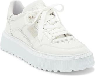Roberto Cavalli Tonal Leather Sneaker in White at Nordstrom Rack, Size 11.5
